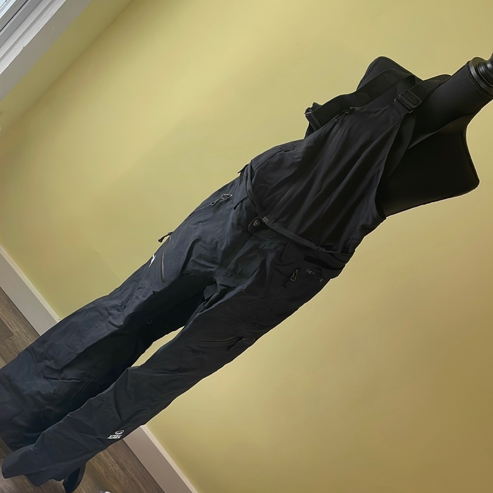 North face goretex pro steep series ski snow pants with removable bib